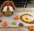 Hand Felted Wool Thanksgiving Turkey Table Runner - 16x44" - ARCADIA HOME